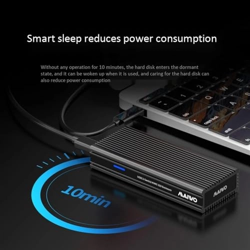 M.2 NVME SSD Enclosure - Type-C USB 3.2 20Gbps