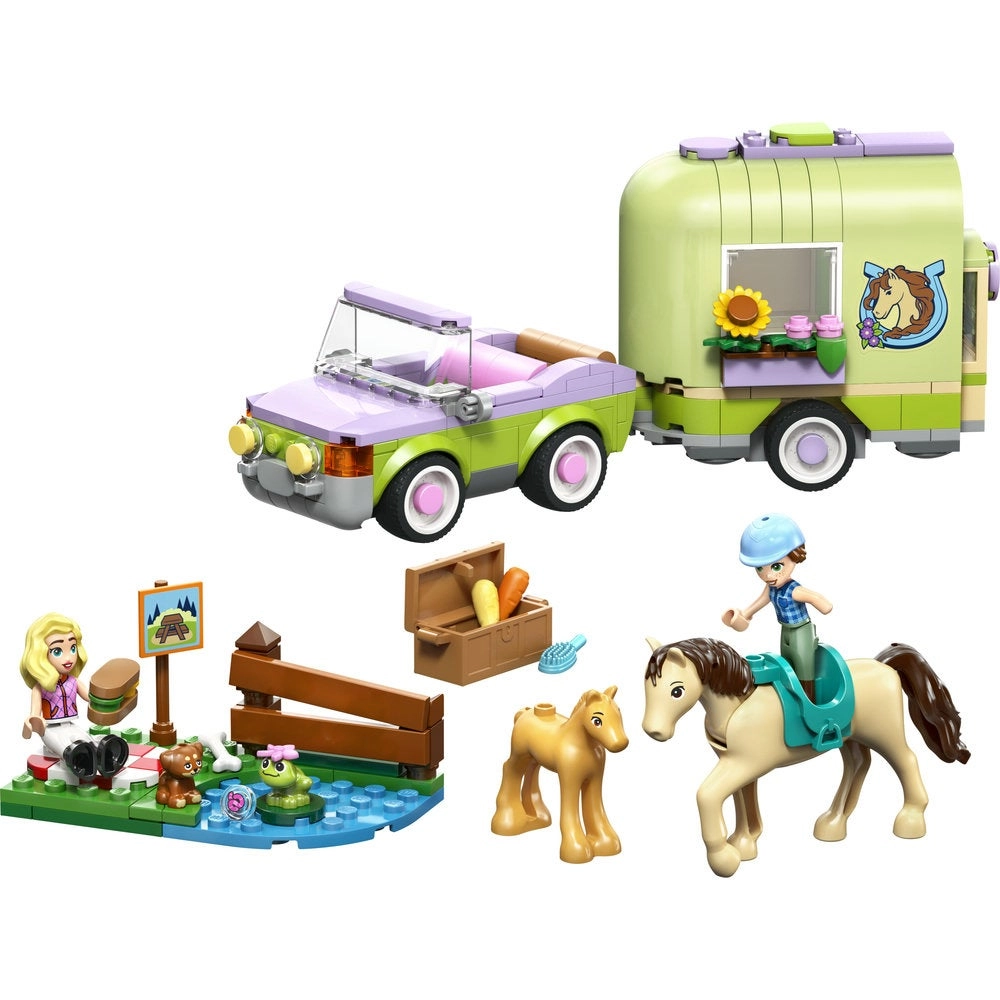 Friends Horse & Baby Foal Trailer (42695)
