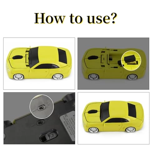 Car Shaped Mouse - USB Wireless