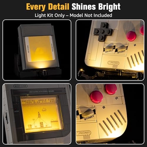 Sound & Light Kit for LEGO Gameboy Building Set 72046 - Plastic 5V