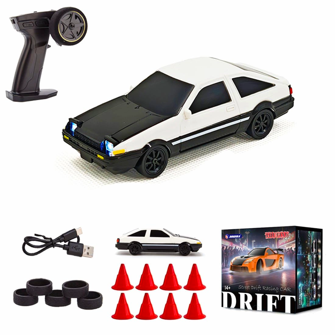 Mini RC Drift Car - 1/43
