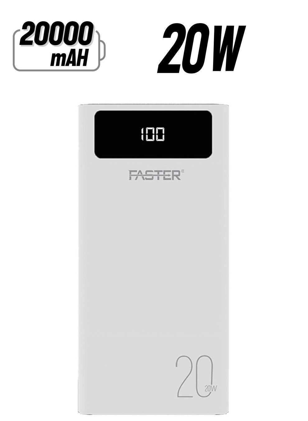 Faster S20 PD - 20000 mAh 20W