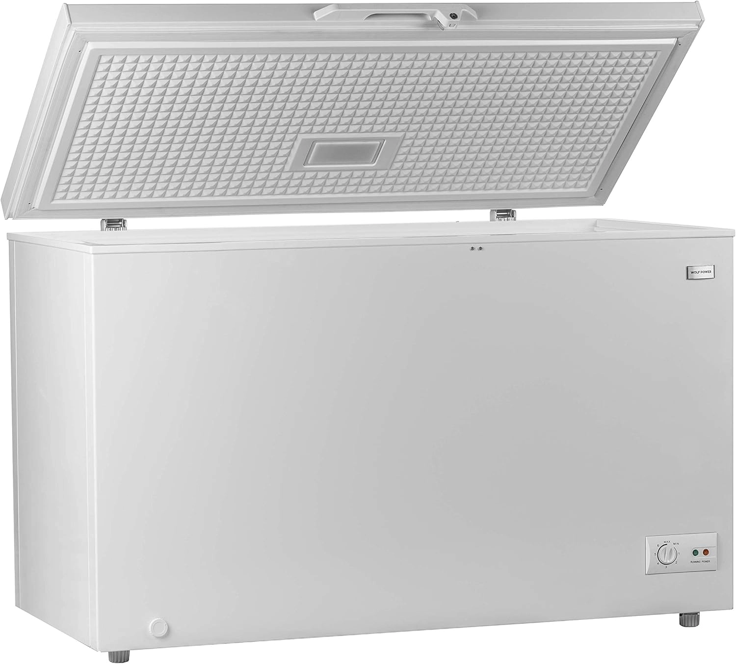 Chest Freezer - Manual Defrost LED Light Lock & Key