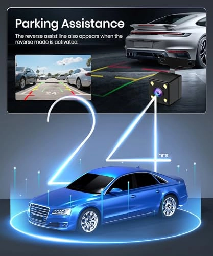 360° 4 Channel Dash Cam - 2K + 1080P