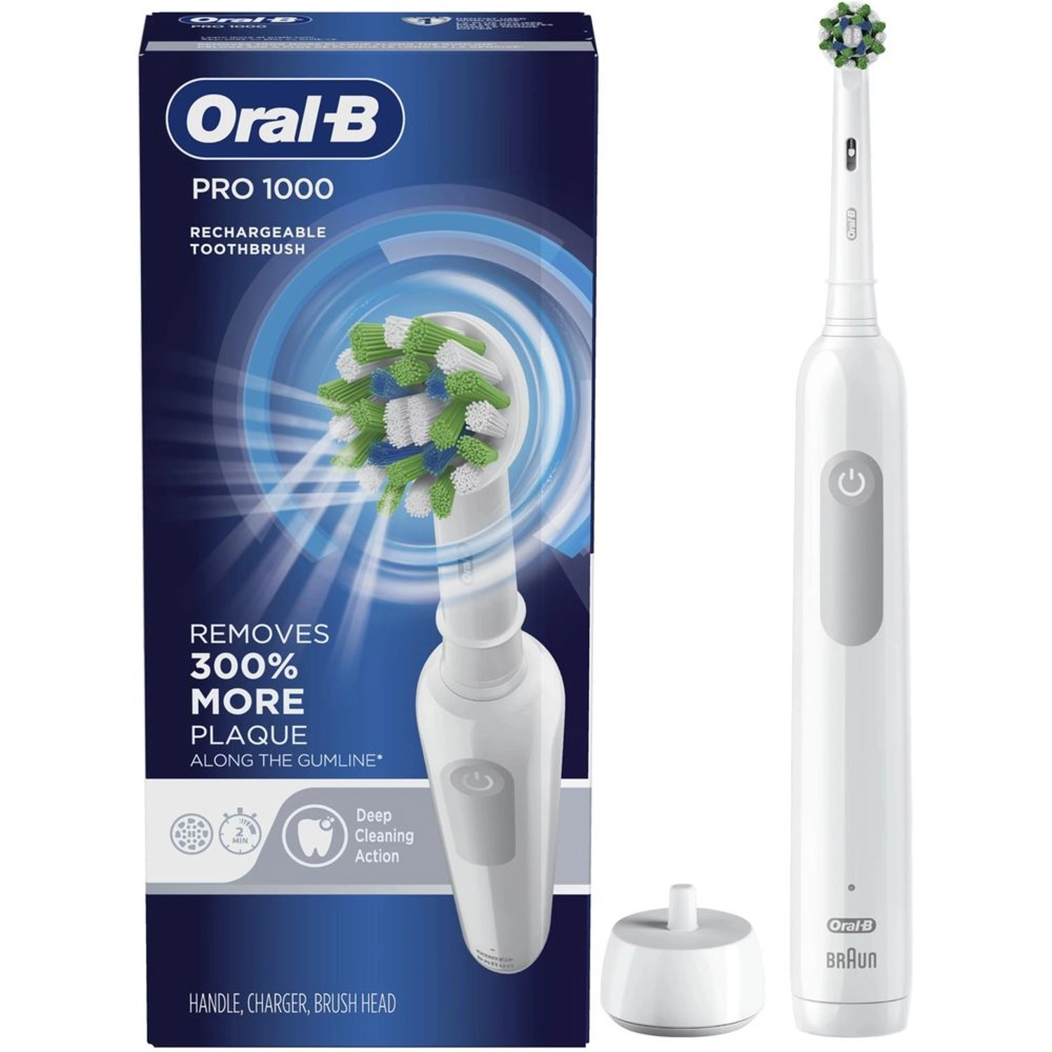 Braun PRO 1-1000 - Electric Toothbrush White