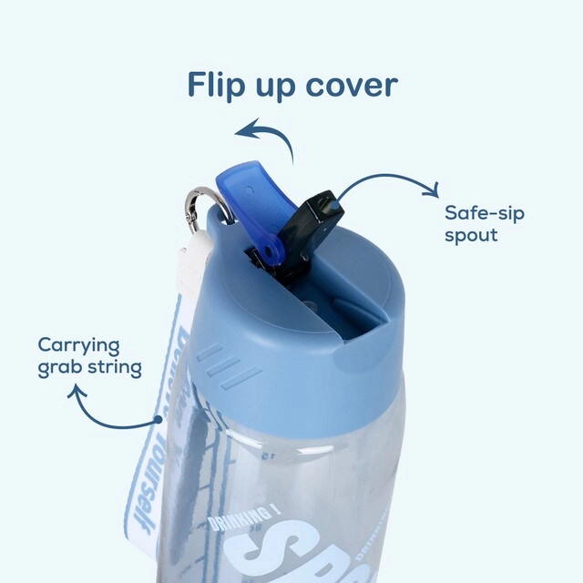 Water Bottle - Grab String - 800 ml