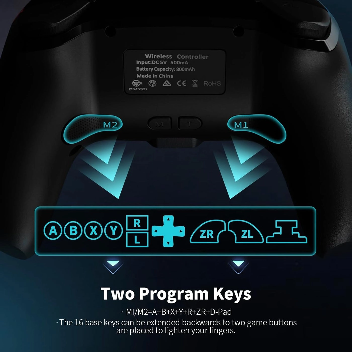 Wireless Controller - RED-BLUE