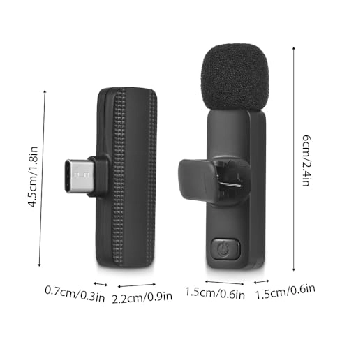 Wireless Lavali Microphone - 1 Receiv and 1 Microphone 2.4G wireless
