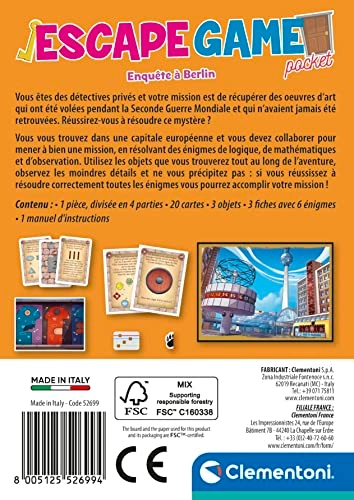 Escape Game Enquête Berlin (French)