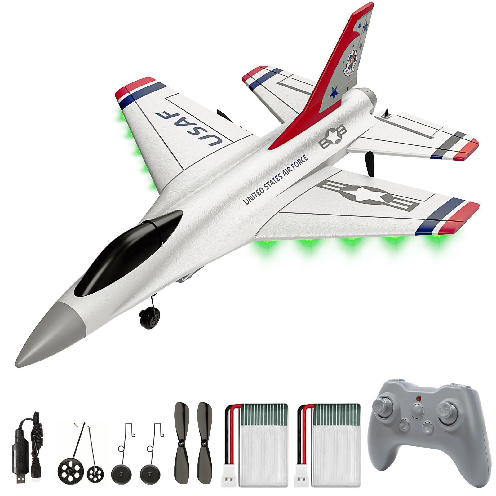 DEERC F16 Thunderbirds - 3CH 2.4GHz 6-axis Gyro