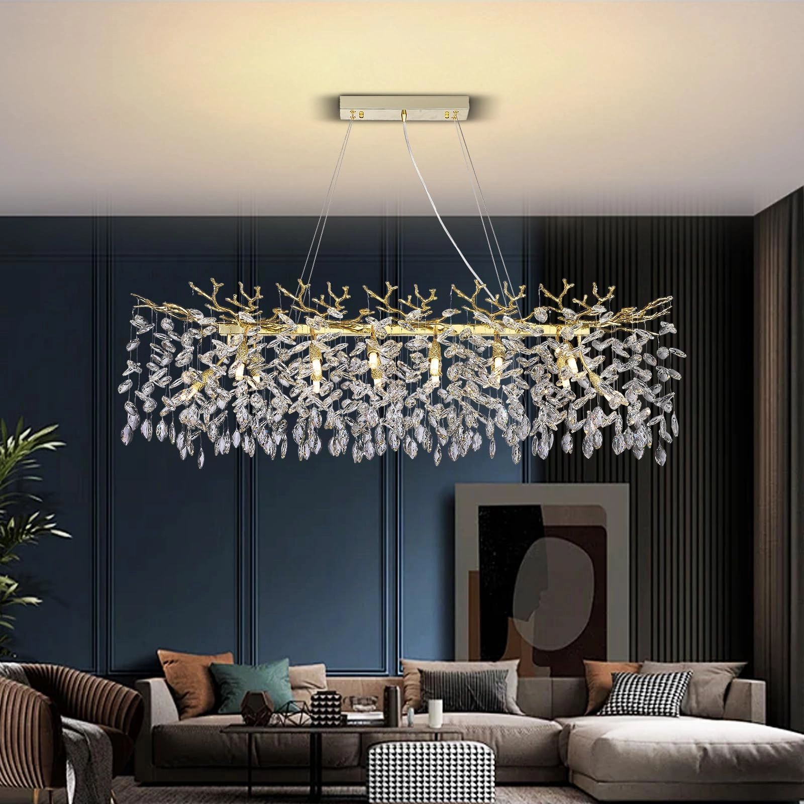 AHXIAOZN Luxury Tree Branch Chandelier