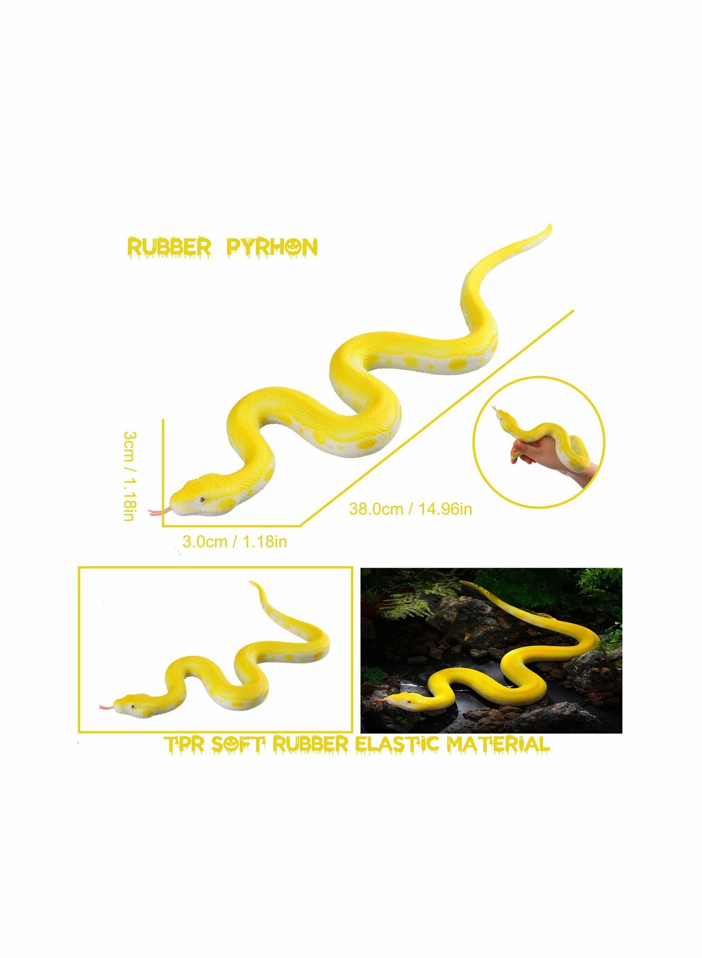 Realistic Snake Model - Python 2 pcs