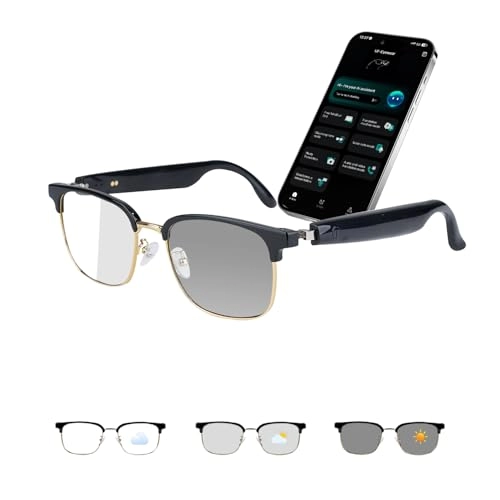 Smart Glasses - Auto Power On/Off Bluetooth UV400/Blue Light Protection