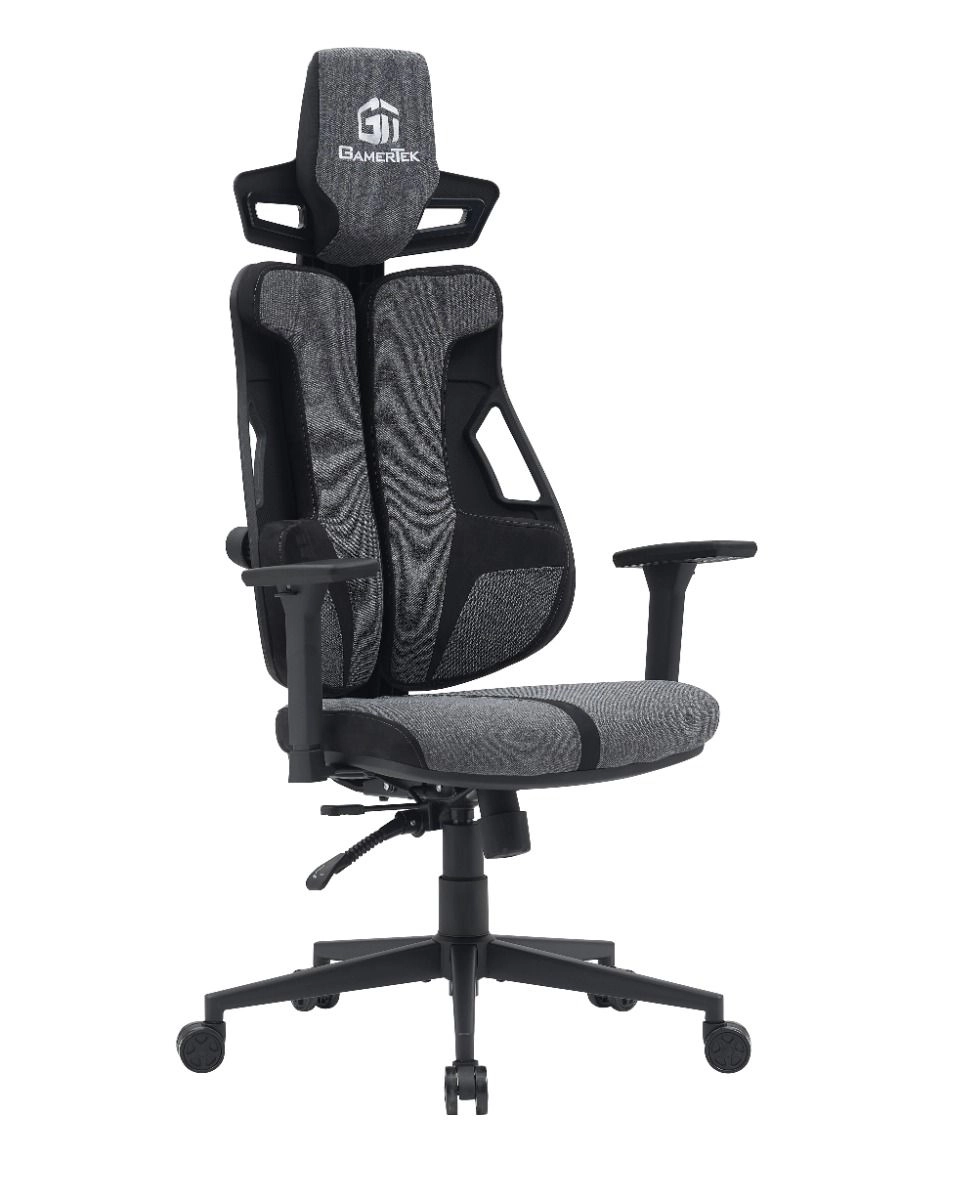 Flexi Corner Gaming Desk - 160x100 cm Black + Galactic Guardian - Fabric Edition