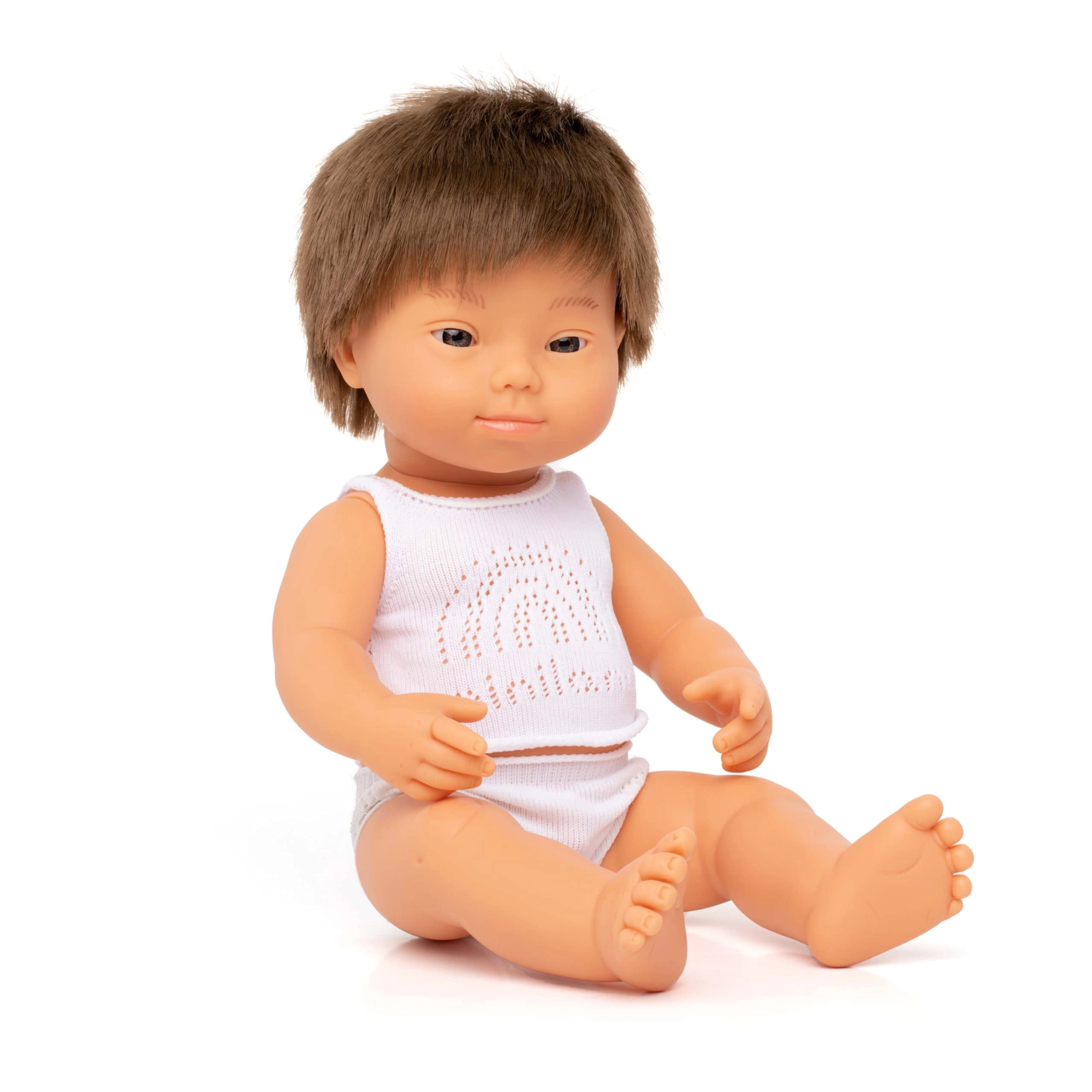 miniLAnD Baby Doll with Down Syndrome Features - 38cm Vinyl