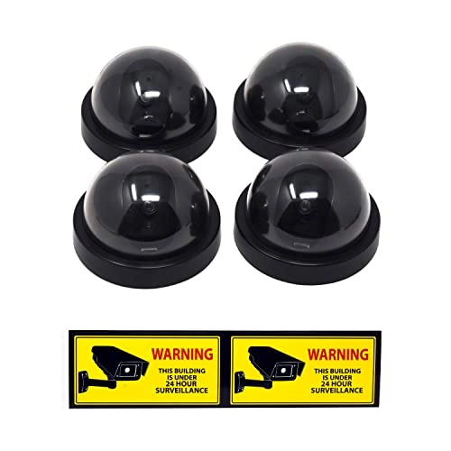 Dummy Security Dome Camera - Indoor, Outdoor Set