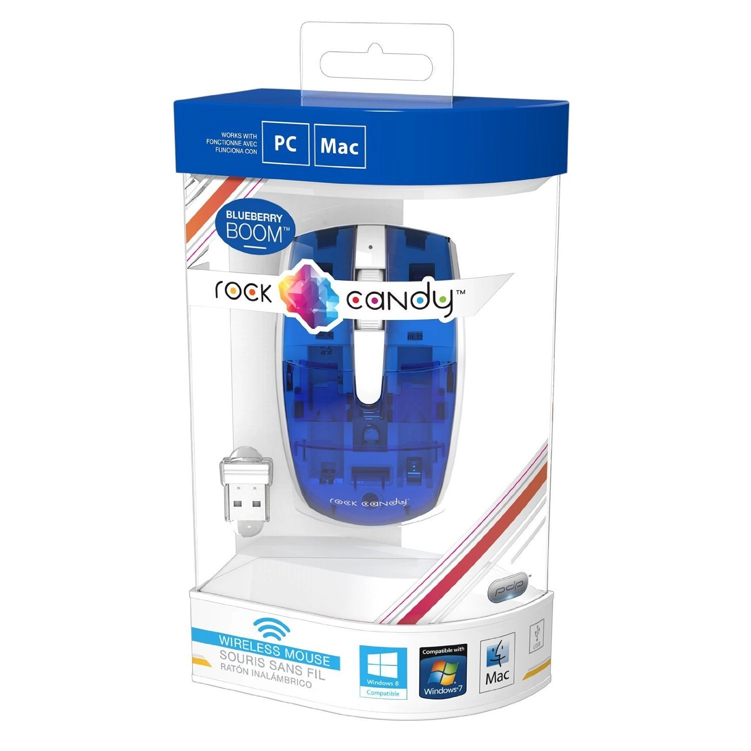 PDP Rock Candy Wireless Mouse - USB Wireless