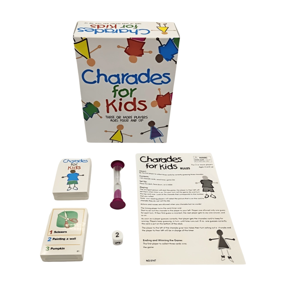 Charades For Kids Card Game - Suitable for 4 years & above