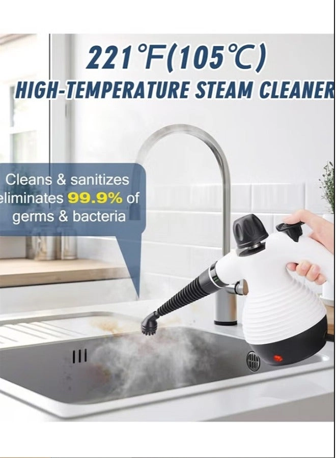Portable Professional Steam High Pressure Cleaner - Handheld 247cm power cord