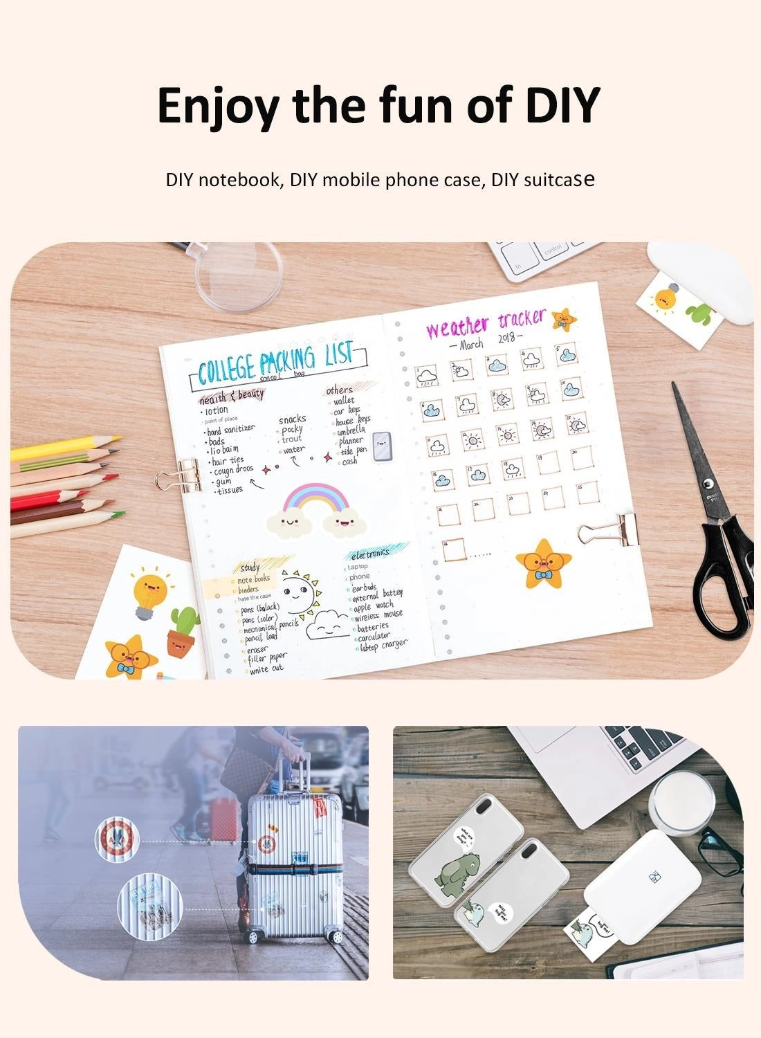 Mini Portable Photo Printer