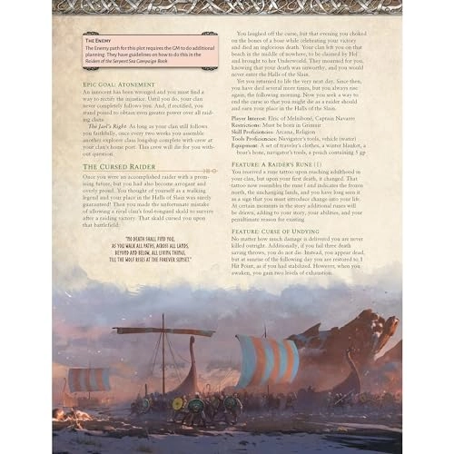 Raiders of The Serpent Sea: Player's Guide - 5E Softcover