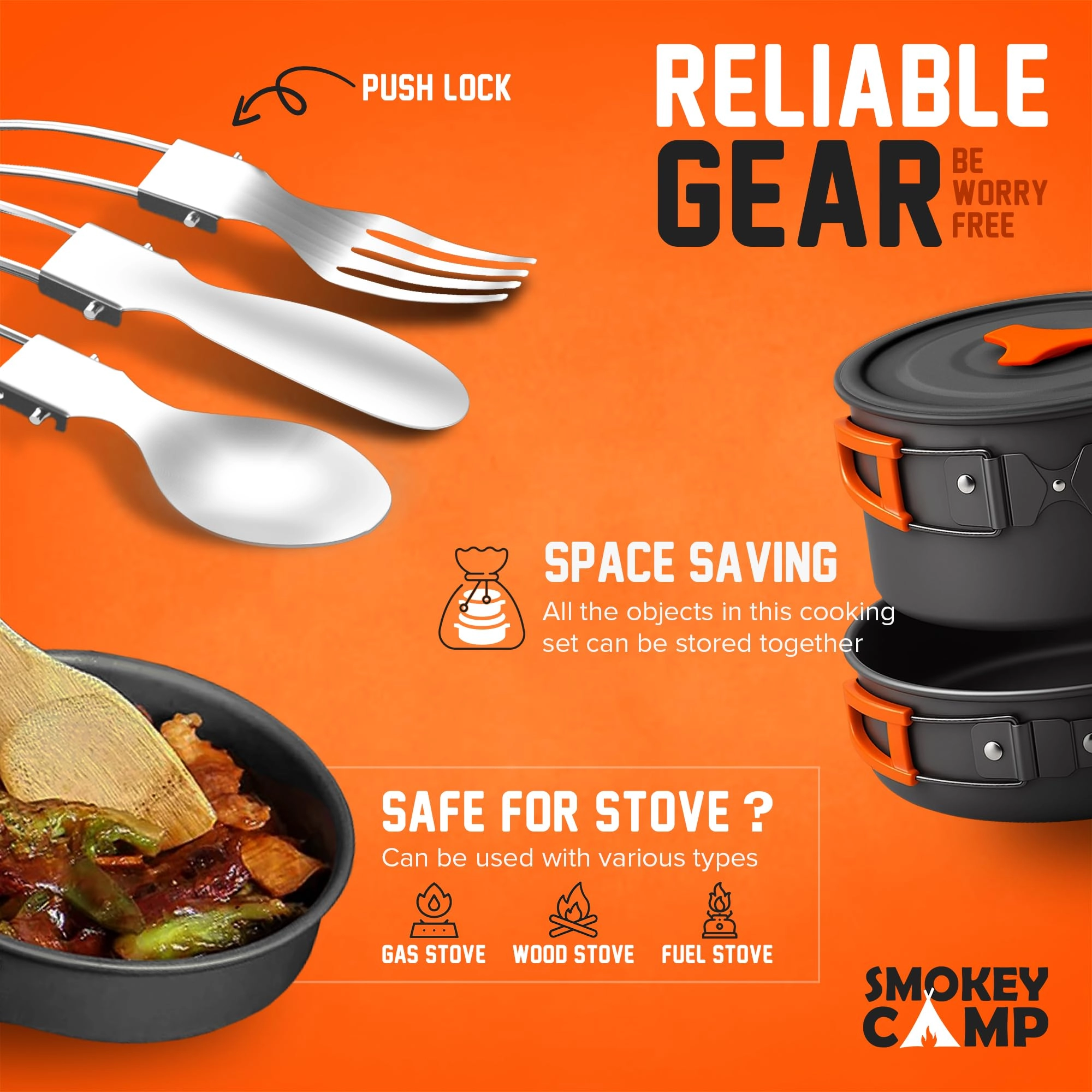Camping Cookware Mess Kit - 11 piece(s)
