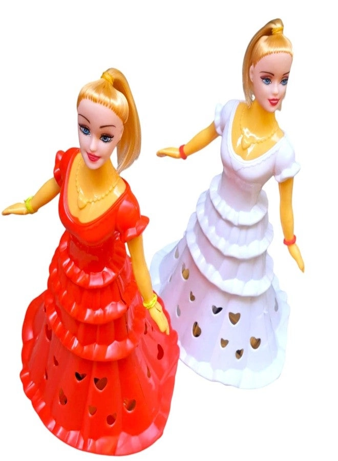 Dancing Girl Doll - Lights Music Pack of 2