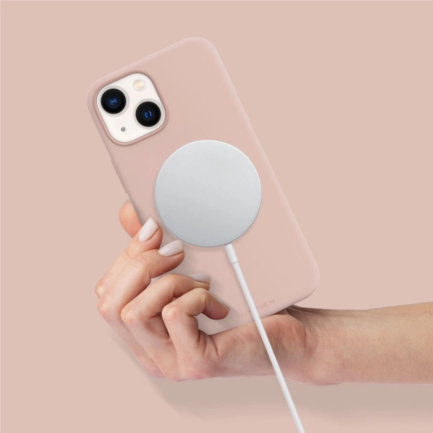 Tint Silicone Magsafe Case - Silicone, TPU and Microfiber Back Case for iPhone 14