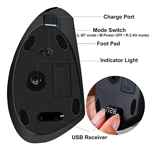 Vertical Mouse - Wireless
