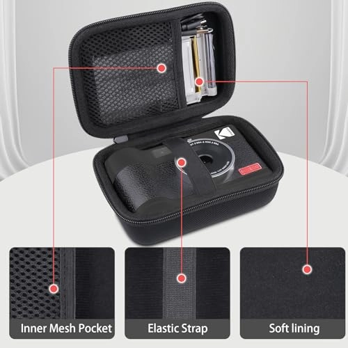 Hard Travel Case Replacement - KODAK Mini Shot 2 ERA/KODAK Mini 2 ERA/Mini Shot 2 ERA Retro 4PASS 2-in-1 Instant Camera and Photo Printer Hard
