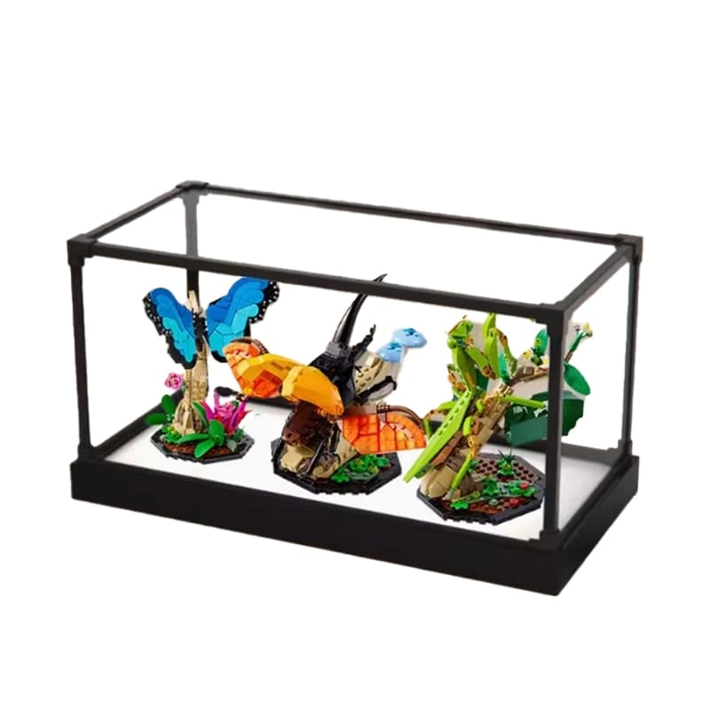 HCAEIOFJ Clear Acrylic Display Case (21342) - The Insect Collection Lego-IDEAS