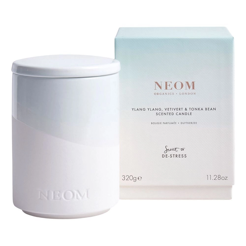 NEOM WELLBEING 2 Wick Scented Candle - Ylang Ylang / Vetivert / Tonka Bean