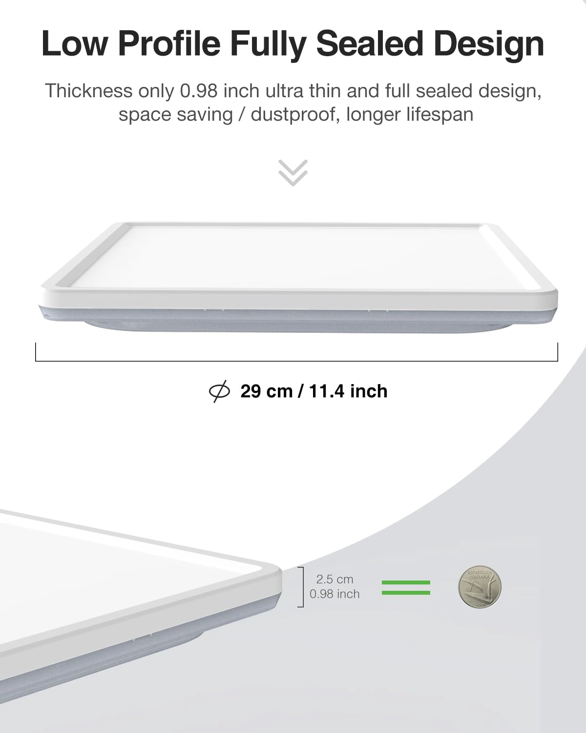 LED Ceiling Light - 3000K 4500K 6000K