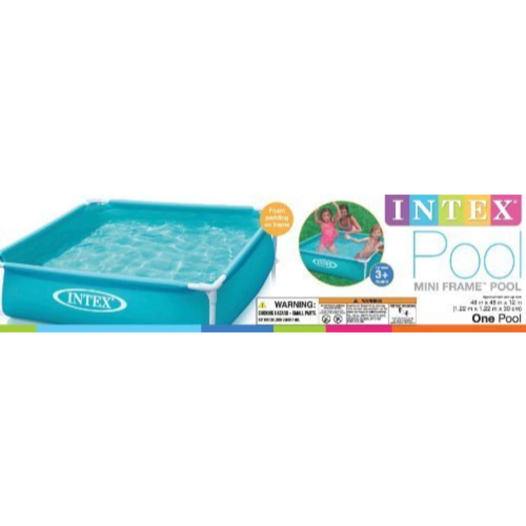 Mini Frame Pool - Blue 122 x 122 x 30 cm