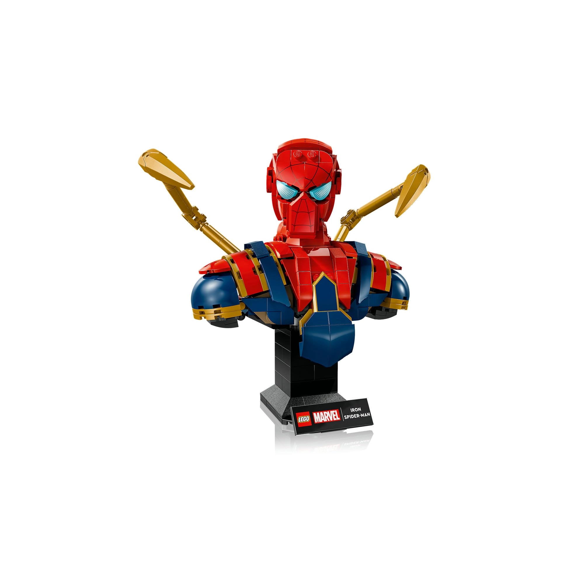 Marvel Iron Spider-Man Bust (76326) - Display Model includes Minifigure
