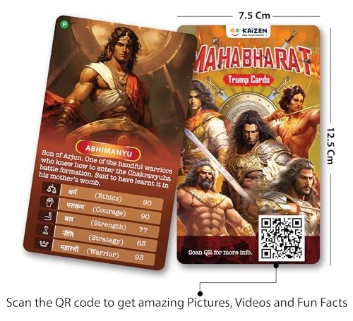 Illustrated Storybook + Educational Trump Cards - 6-12 40 pieces