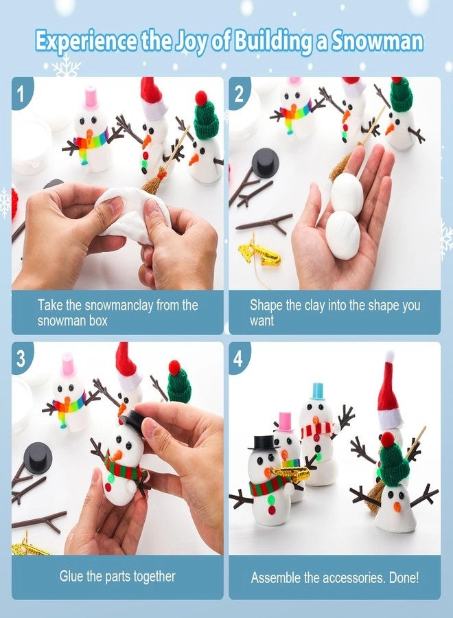 Christmas Snowman Clay Crafts Kit - 4+ years