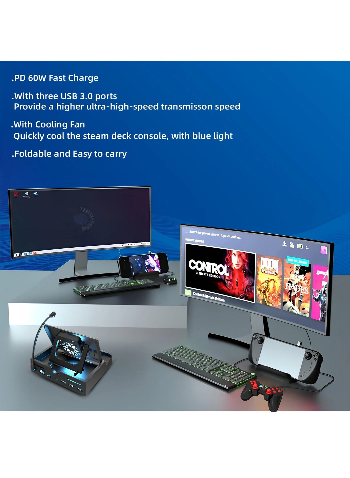 Docking Station - ROG Ally Steam Deck