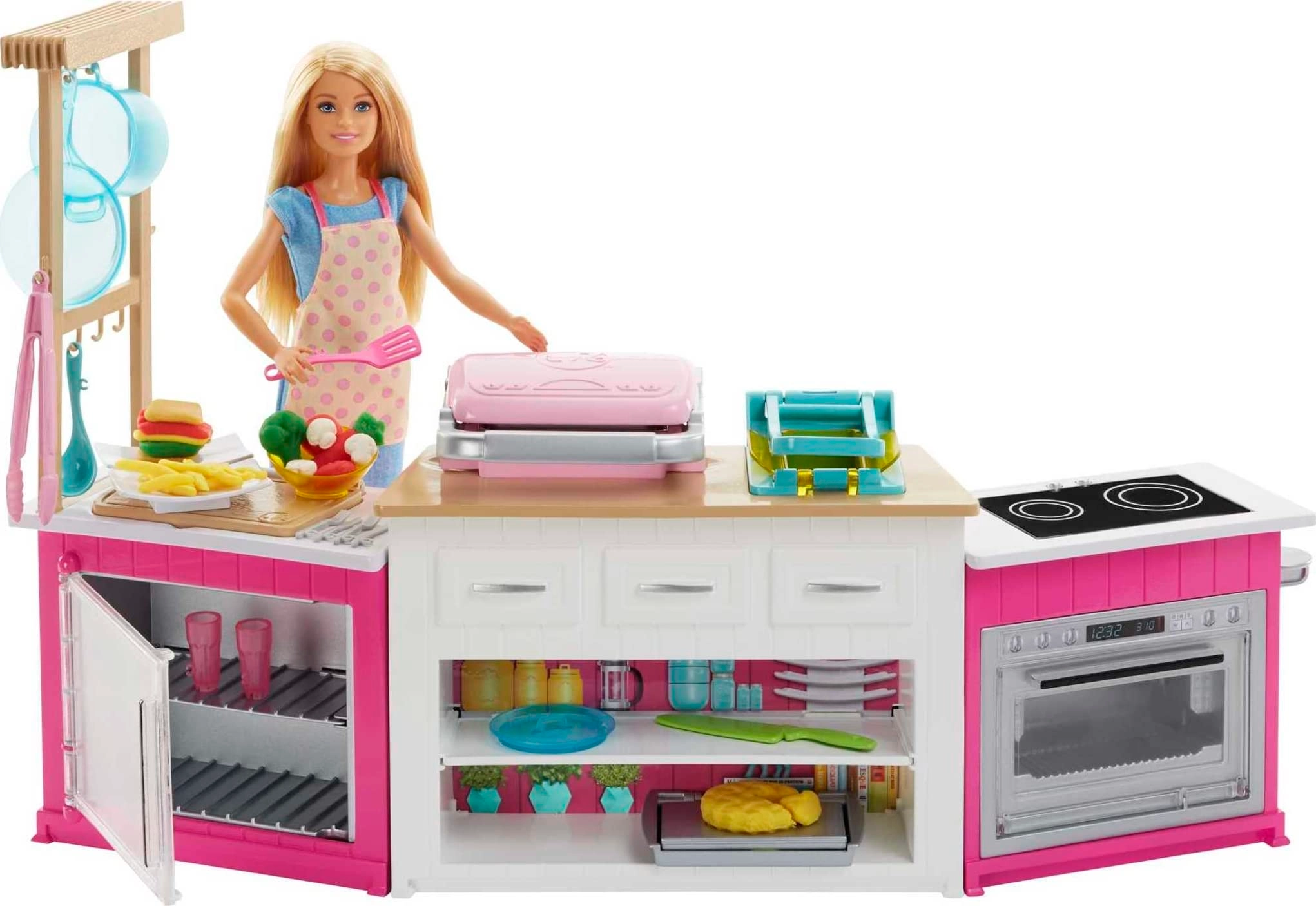 Cake Decorating Playset - Blonde Doll Baking Counter