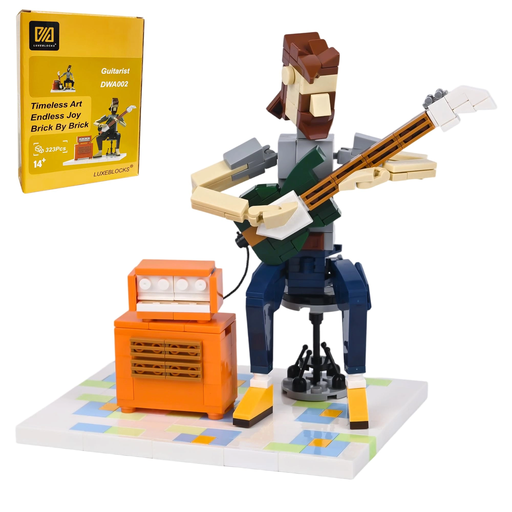 LUXEBLOCKS Bricks Set - Guitarist 323pcs