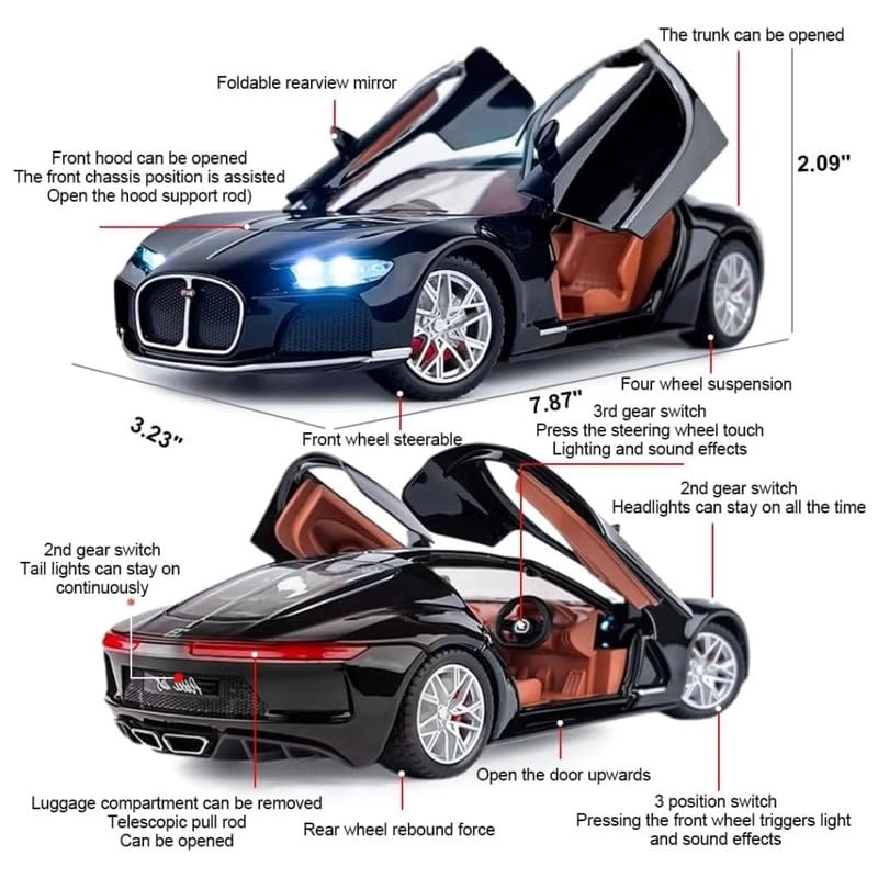 Bugatti Atlantic - 1:24 Scale 1.00 Count
