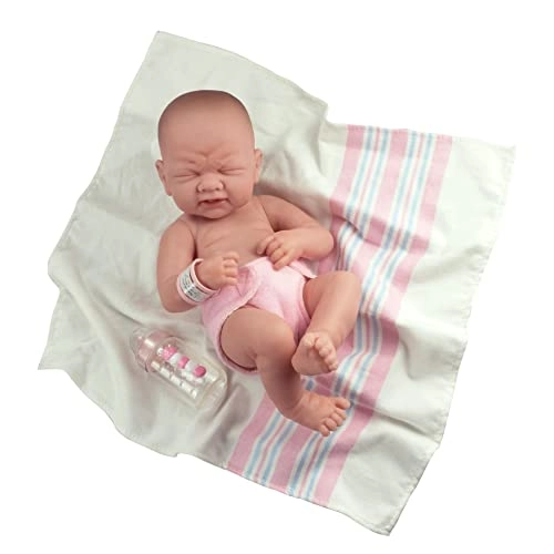 La Newborn - 15" Vinyl Real Girl Blue Eyes Ages 2+