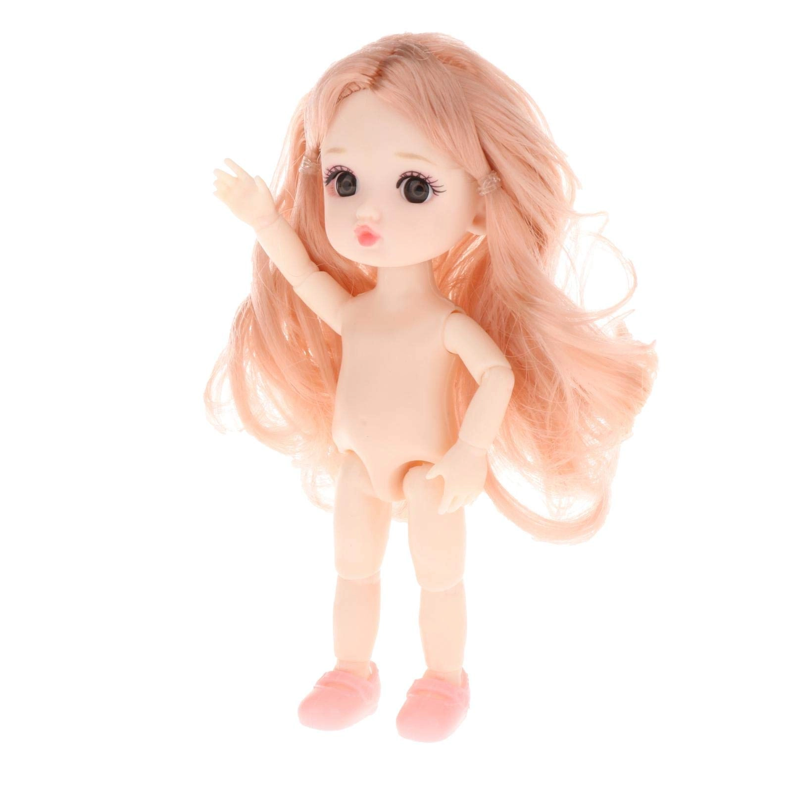 BJD Doll - 1/12 Plastic Long Hair