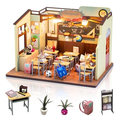 Miniature Dollhouse Kit - Classroom