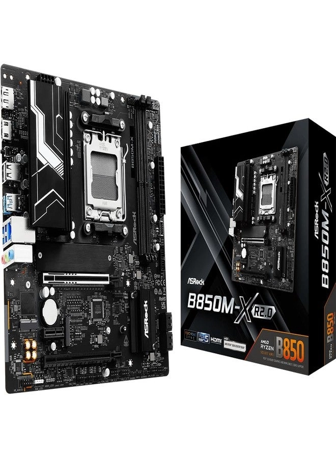 Asrock B850M-X R2.0 - AM5 Micro-ATX DDR5 8200+ OC