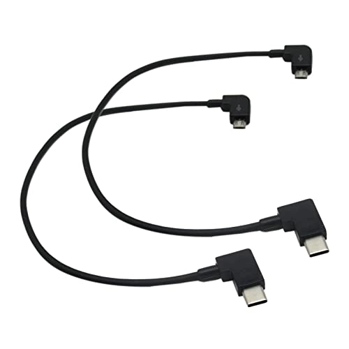 Mavic PRO AIR Cable USB Type C to USB Type C 0.3m Braided (2-Pack)