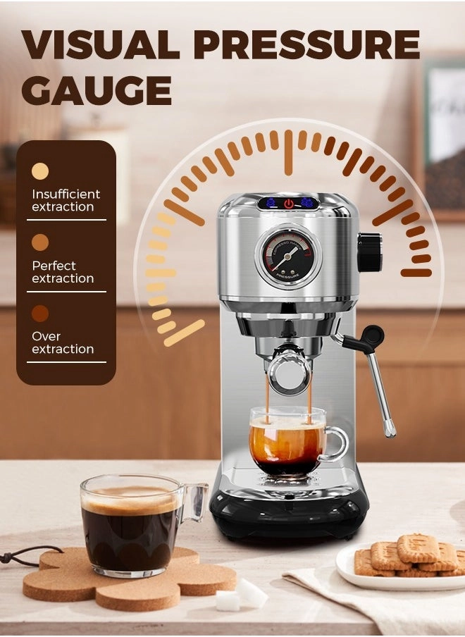 Espresso Coffee Machine & Milk ST-695