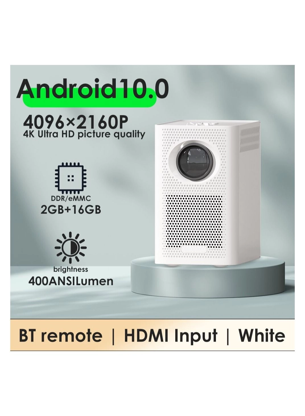 Mini Projector Android WiFi Bluetooth Remote