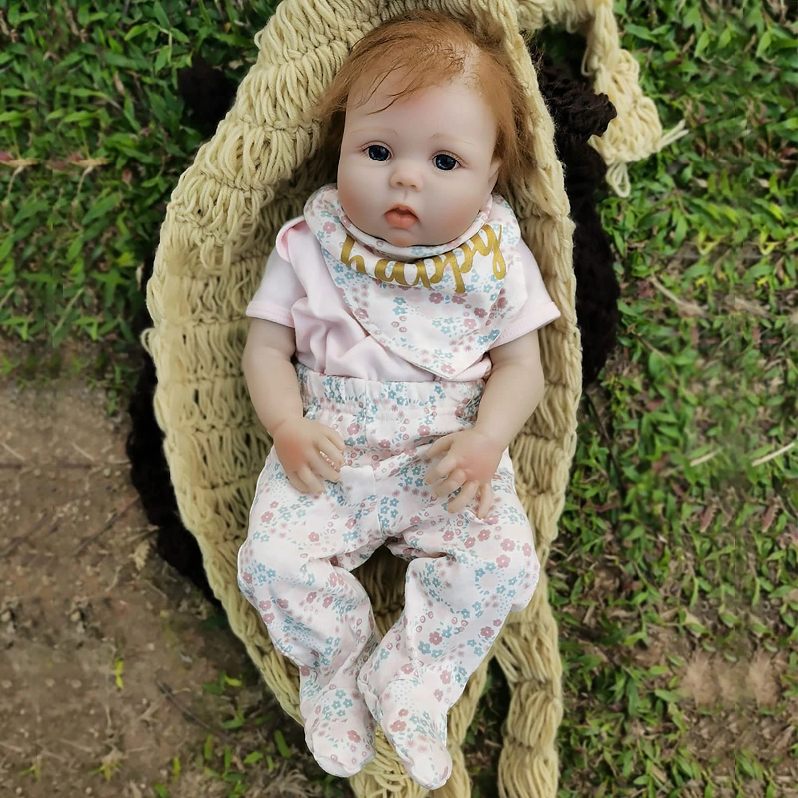 F&FSH Reborn Baby Doll - 20 Inch Lifelike Vinyl Girl