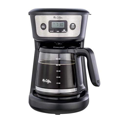 Coffee Maker - 12 Cups Auto Pause Glass Carafe